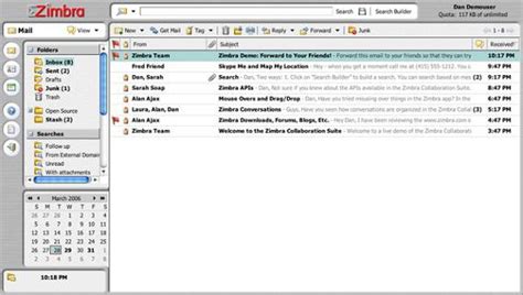 Облачное приложение Zimbra .